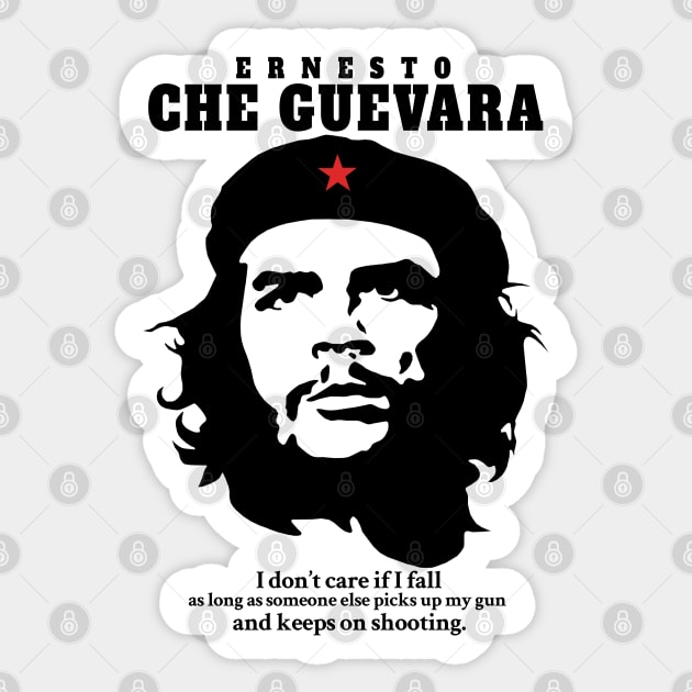 Ernesto "Che" Guevara Sticker by KewaleeTee